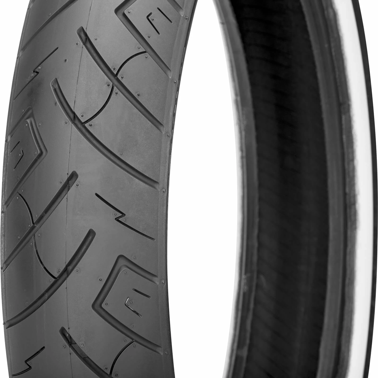 Shinko Motorcycle Tires SR777 Whitewall Front Motorcycle Tire - 130/70B18 4 Shinko Motorcycle Tires SR777 Whitewall Front Motorcycle Tire - 130/70B18 - Image 4