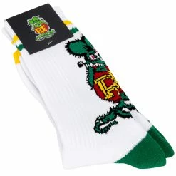 Mooneyes Rat Fink Standing Socks - White 5 Mooneyes Rat Fink Standing Socks - White -Biltwell Shop 014964 Mooneyes Equipped RatFinkStandingSocks White 1