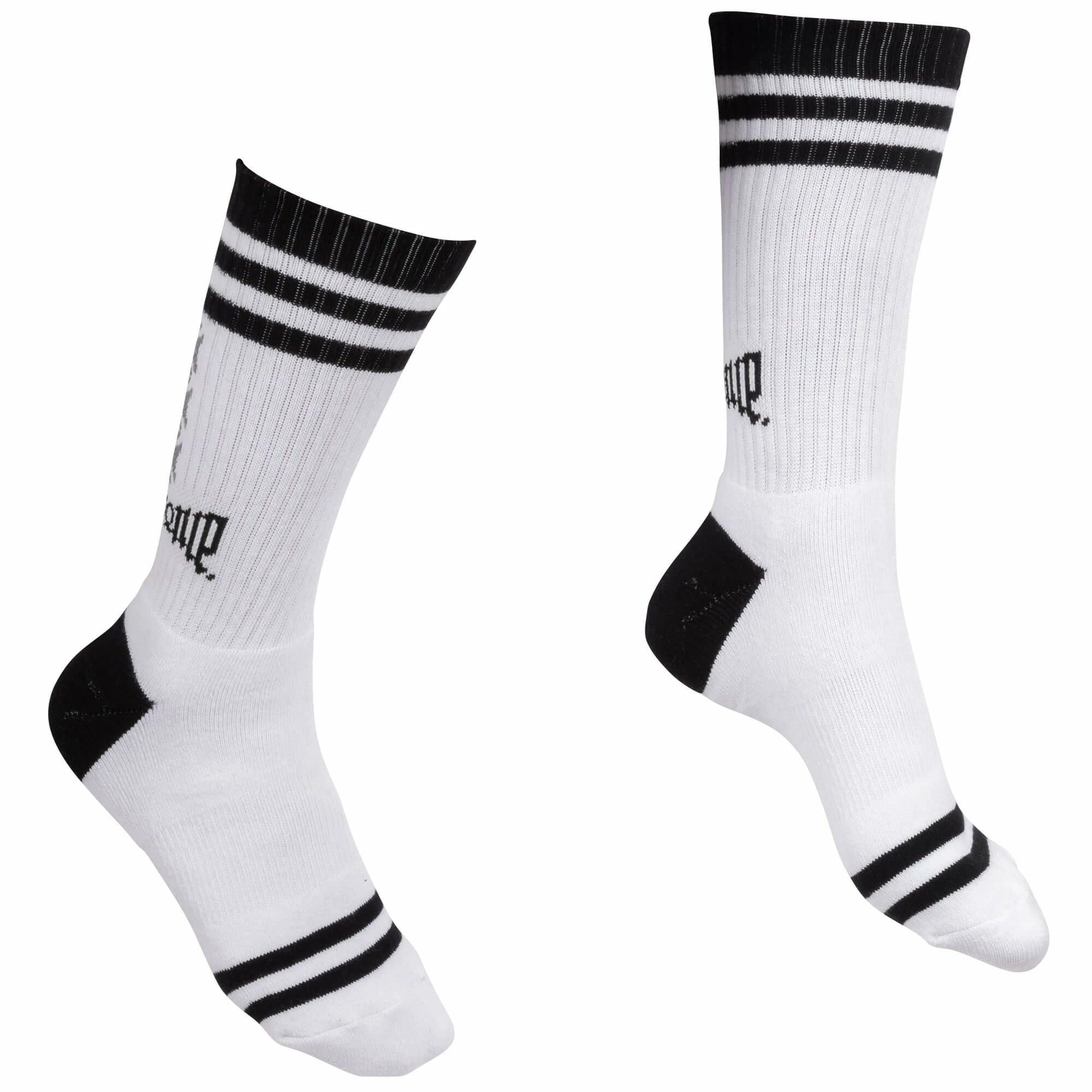 Mooneyes MOON Equipped 3 Iron Cross Reflector Socks - White 4 Mooneyes MOON Equipped 3 Iron Cross Reflector Socks - White - Image 4