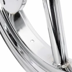 Led Sled Customs Round Spoke Invader 16 X 3.5 Dual Flange Rear Wheel - Chrome -Biltwell Shop 014991 LedSledCustoms RoundSpokeInvader16x3 5DualFlangeRearWheel Chrome 5