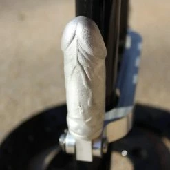 Martian Machine Penis Cast Aluminum Foot Pegs -Biltwell Shop 015043 PenisCastAluminumFootPegs Installed 2