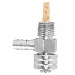 Prism Supply Co. 1/4 Inch NPT 90 Degree Petcock - Stainless Steel