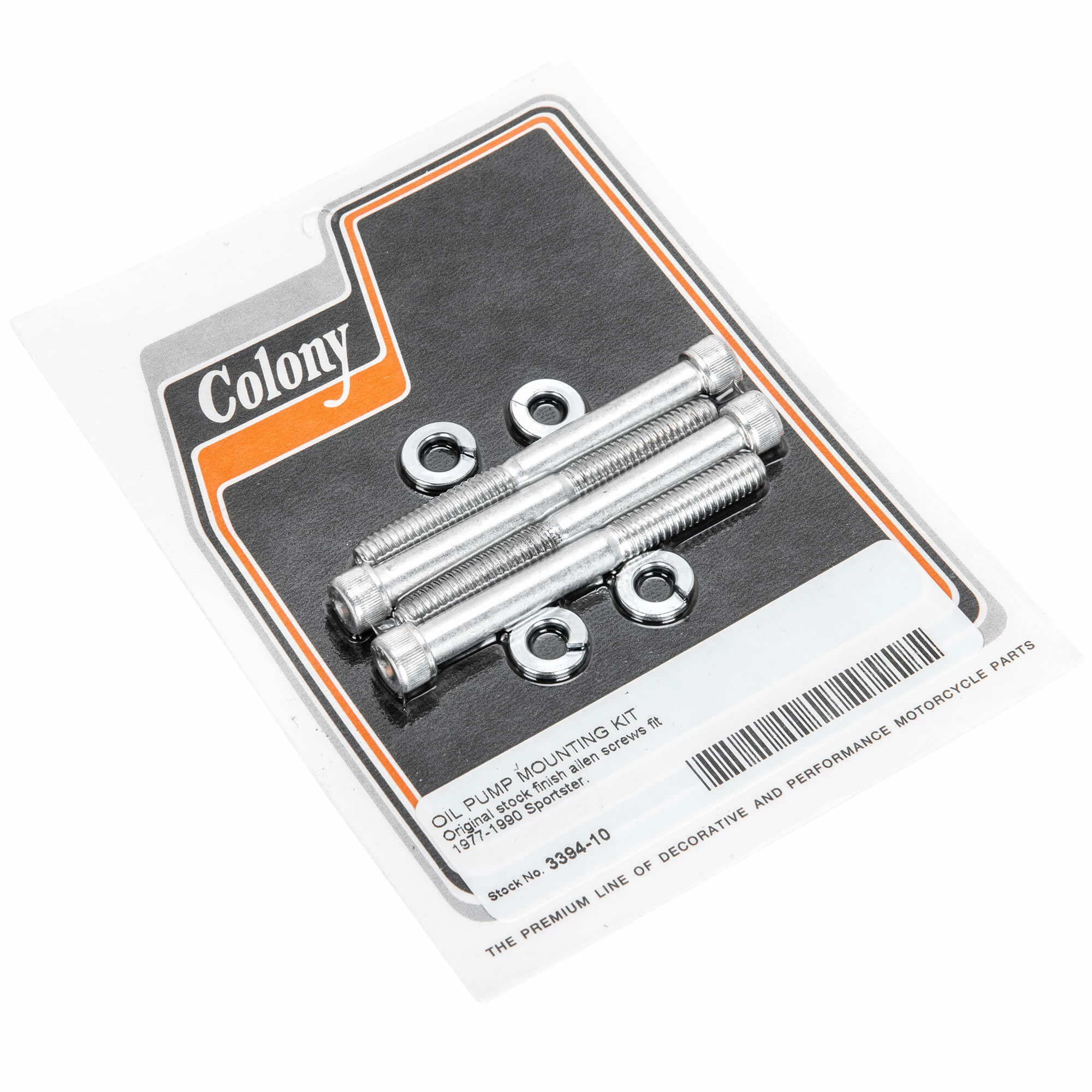Colony #3394-10 Oil Pump Mounting Kit 1977-90 Harley-Davidson Sportster 1 Colony #3394-10 Oil Pump Mounting Kit 1977-90 Harley-Davidson Sportster