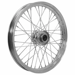 Mid-USA 21 X 2.15 Chrome Antique Style Front Spool Wheel