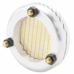 Old-Stf Cycle Aluminum KR Bee Blocker - Brass Screen - S&S Super E/G Carburetor Velocity Stack -Biltwell Shop 015189 Old StfCycle AluminumKRBeeBlocker BrassScreen S SSuperE GCarburetorVelocityStack 5