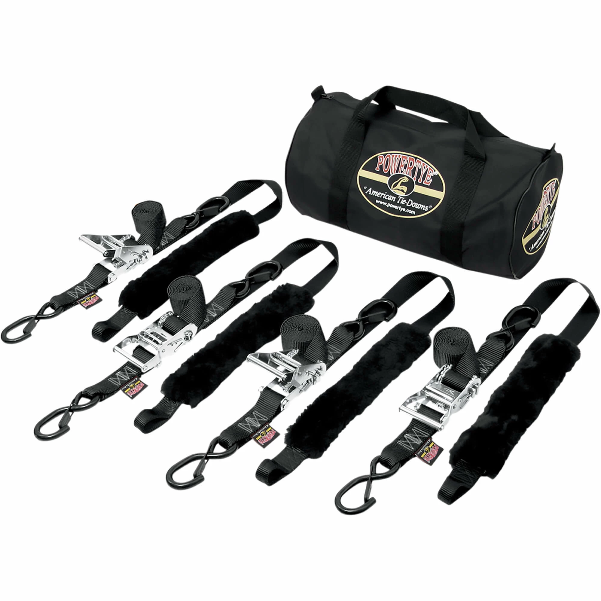 Powertye Fat Strap Trailer Kit - Black 1 Powertye Fat Strap Trailer Kit - Black