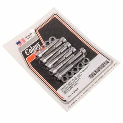 Colony #2170-9 Water Pump Cover Thermostat Hardware Kit Chrome Allen Harley VRSC 2002-up