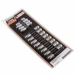 Colony #2221-24 Primary Cover Chrome Acorn Nut Screw Kit Harley Sportster 04-up