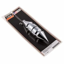 Colony #2260-2 Chrome Pike Nut Rear Axle Covers Harley XL 89-04 Dyna 91-05