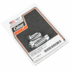 Colony #2267-4-P Shifter Rod Link And Lever Mount Kit Chrome Smooth Allens Harley Sportster 04-up