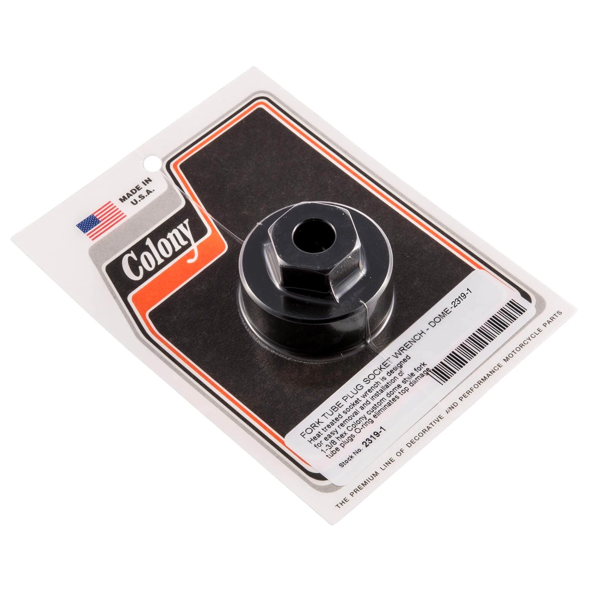 #2319-1 Fork Tube Plug Socket Wrench For Colony Domed Plugs 1 #2319-1 Fork Tube Plug Socket Wrench For Colony Domed Plugs