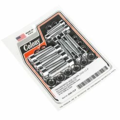 Colony #2343-13-P Transmission Side Cover Smooth Allen Screw Kit Harley Dyna 2006-up