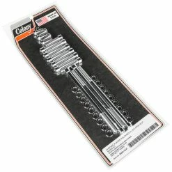Colony #2402-18-P Primary Cover Smooth Chrome Allen Screw Kit Harley FLT 07-up