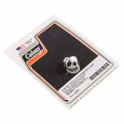 Colony #2439-1 Transmission And Motor Case Drain Plug Chrome Harley Big Twin 1937-86