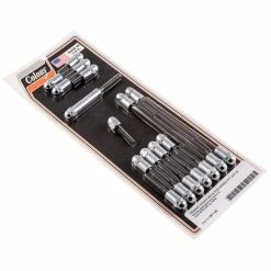 Colony #2471-20 Primary Cover Mounting Chrome Allen Screw Kit Harley Softail 07-up