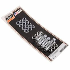 Colony #2527-8 Rear Fender Rail Chrome Mounting Kit Harley FXWG 80-85