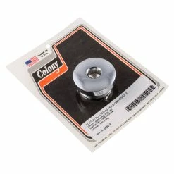 Colony #2932-2 Clutch Adjusting Hole Cap Chrome Allen Style Harley Sportster 1971-76