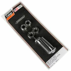 Colony #3008-8 Rear Frame Bracket Bolt Nut Kit Parkerized Harley Sidecar 36-57