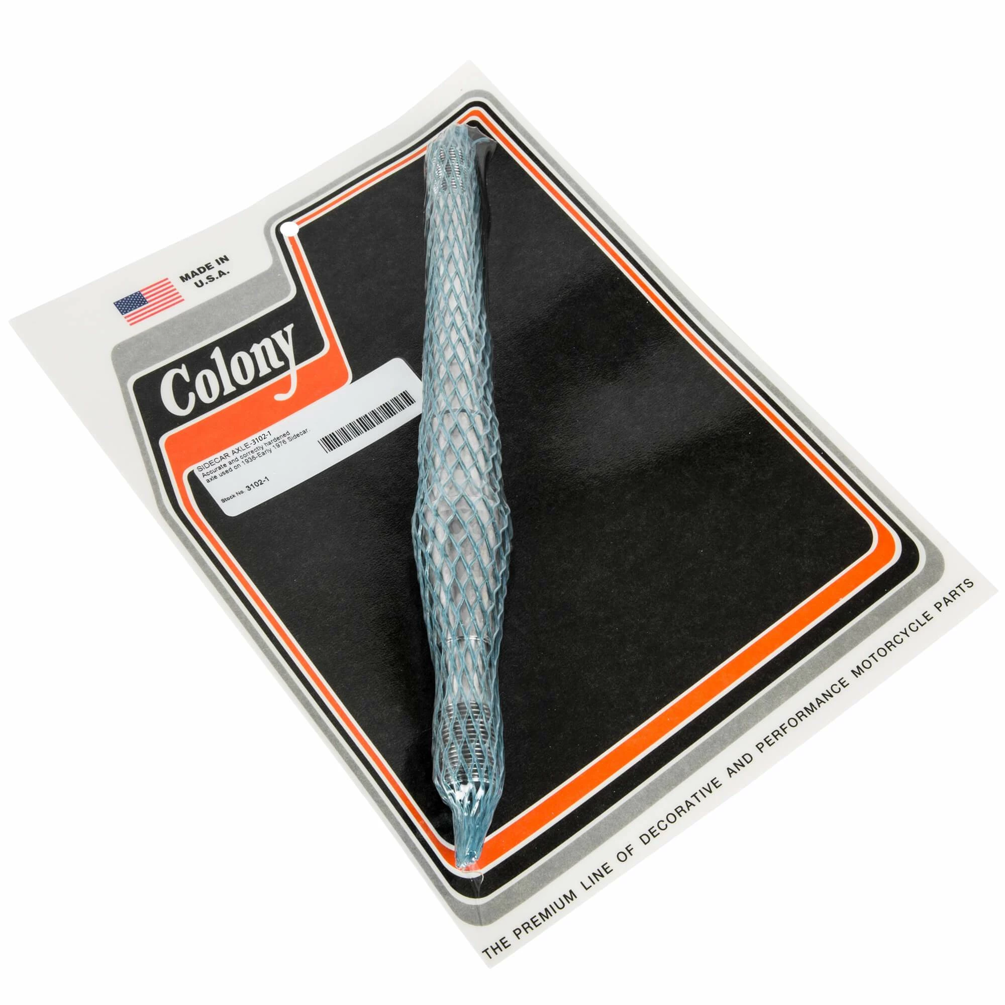 Colony #3102-1 Sidecar Axle For Harley-Davidson Sidecar 1936 - Early 1976 1 Colony #3102-1 Sidecar Axle For Harley-Davidson Sidecar 1936 - Early 1976