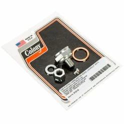 Colony #3121-6 Carburetor Bowl Locknut CAD 1930-65 Harley Davidson Big Twins