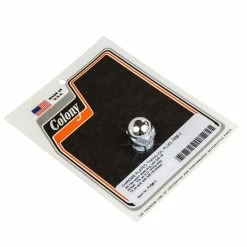 Colony #7106-1 Chrome Plated Timing / Oil Plug Fits All H-D Timing Plug, '74 Oil Tank With 5/8-18 Thread