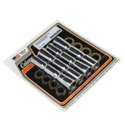 Colony #7135-8 Custom Chrome Plated Pushrod Covers Fits All H-D Panhead & Shovelhead Engines