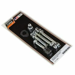 Colony #7603-4 Lower Motor Mount Kit Chrome Plated Acorns Fits 1936-84 Harley Davidson OHV Big Twins