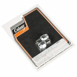 Colony #8461-2 Air Cleaner Screw Set Chrome Cap Style Harley Sportster Pre-1978