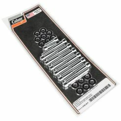Colony #8789-28-P Rocker Box Smooth Chrome Allen Bolt Kit Harley Sportster 1957-76