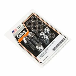 Colony #8871-13 Upper Motor Mount Kit Chrome Acorn Harley Sportster 86-up