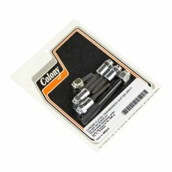 Colony #8922-5 Transmission Shifter Cover Chrome Cap Screw Kit Harley FX FL
