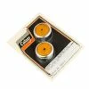 Colony #8939-2 Swingarm Pivot Bolt Covers Amber Reflectors Harley FXST FLSH 86-up
