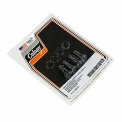 Colony #9672-8 Parkerized Linkert Carb Mounting Screws Harley OEM 27422-39