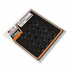Colony #9698-18 Head Bolt Washer Kit Parkerized Harley Alloy Head Flatheads