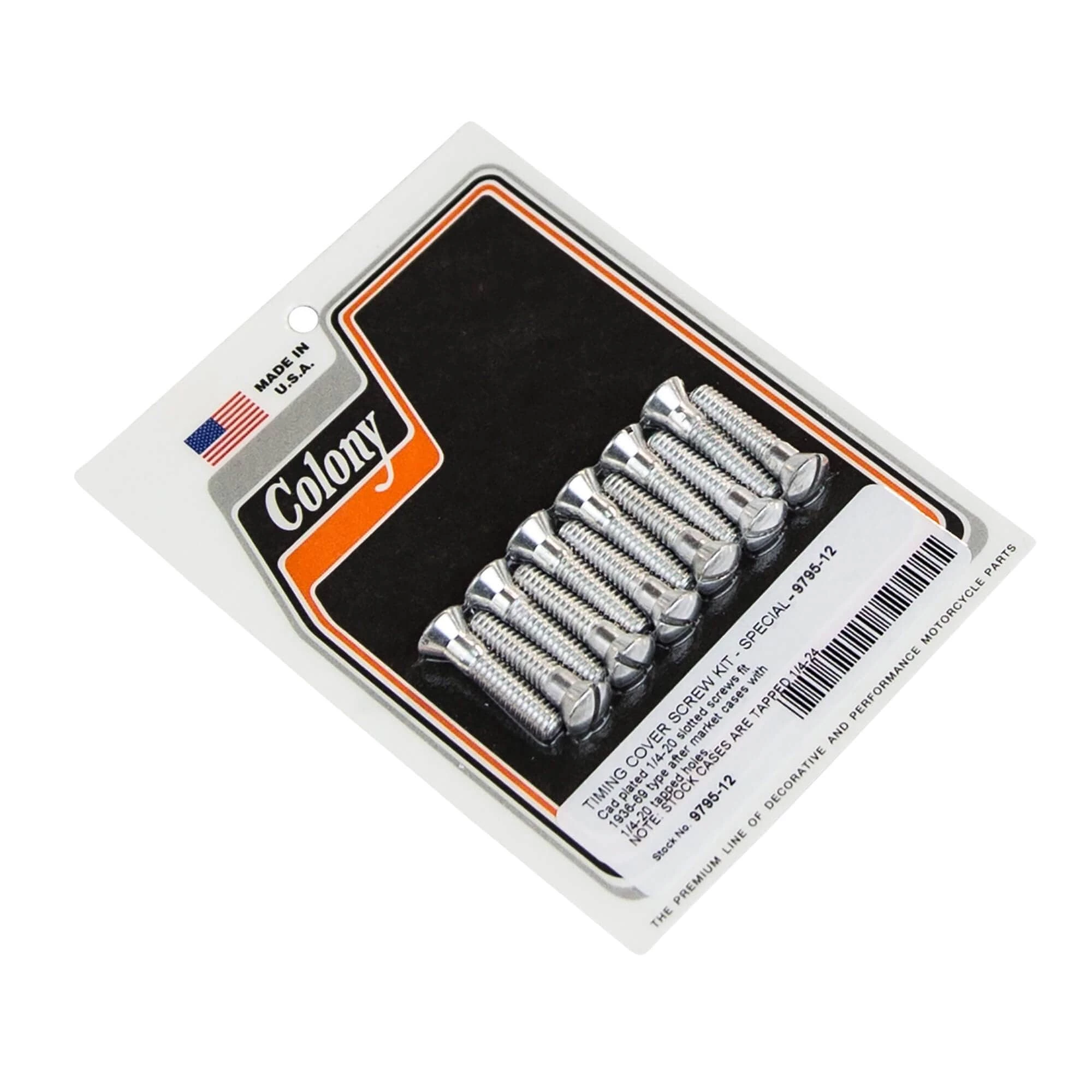 Colony #9795-12 Timing Cover CAD Screw Kit 1/4-20 After Market Cases Harley 1 Colony #9795-12 Timing Cover CAD Screw Kit 1/4-20 After Market Cases Harley
