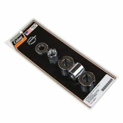Colony #9810-4 Smooth Rear Axle Nut & Spacer Kit Chrome Harley Softail 1984-99
