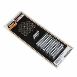 Colony #9829-28 Rocker Box Screw Kit Chrome Hex Harley Sportster 57-76