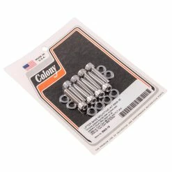 Colony #9942-16 Lifter Base Mounting Kit Chrome Allen Harley Twin Cam Dyna FLT Softail