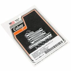 Colony #9952-11-P Transmission Shifter Cover Smooth Chrome Mounting Kit Harley 98-06 FLT Softail