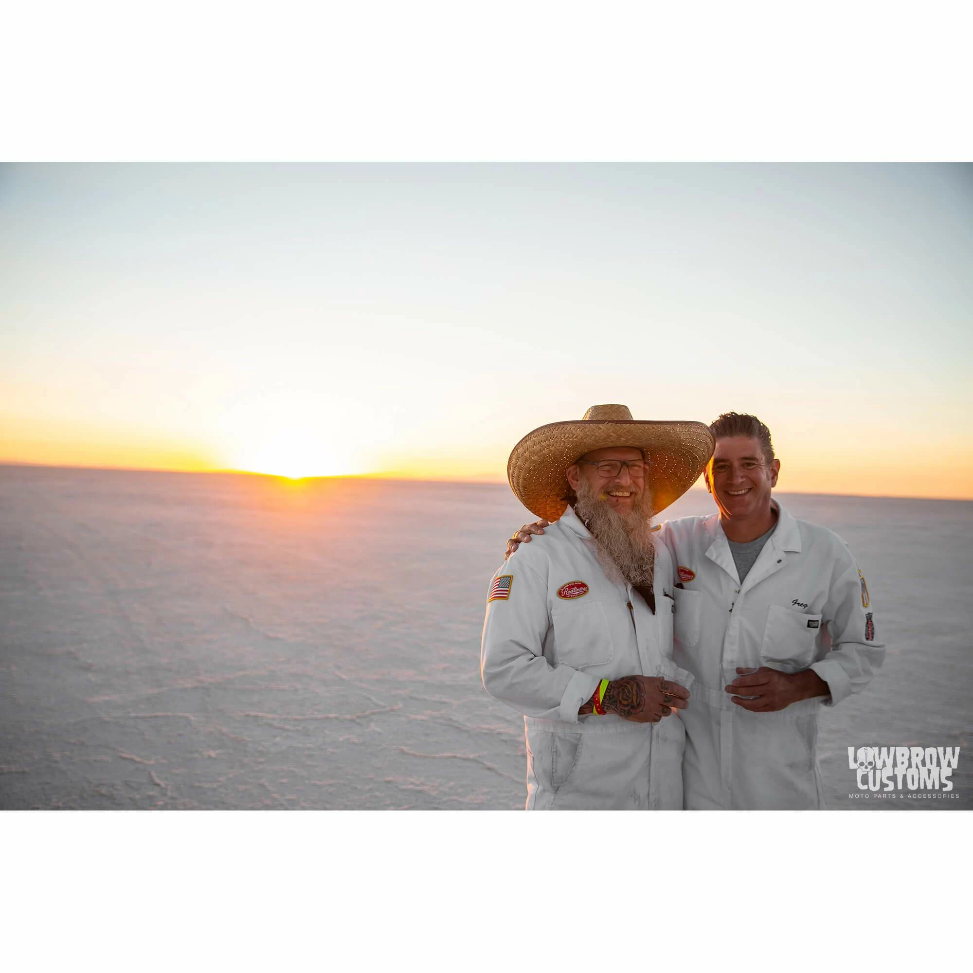 Lowbrow Customs Bonneville Salt Flats 2021 Racing Support T-Shirt - Black 6 Lowbrow Customs Bonneville Salt Flats 2021 Racing Support T-Shirt - Black - Image 6