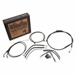 Burly Brand Complete Handlebar Cable/Brake Line Kit For 16" Ape Hanger Handlebars H-D 2000-06 FXST/B/D
