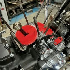 9 Finger Fabrication Engine Case Bore Plug Set - Harley-Davidson M8 -Biltwell Shop IMG 8096 scaled