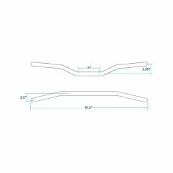Biltwell Tracker Handlebars - 1 Inch - Chrome -Biltwell Shop Tracker 3af389dd f7a6 4673 bac4 8efbee247f41