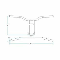 Biltwell Tyson Handlebars - 1 Inch - 14 Inch Rise - Black 7 Biltwell Tyson Handlebars - 1 Inch - 14 Inch Rise - Black -Biltwell Shop Tyson14