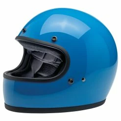 Biltwell Gringo DOT/ECE Approved Full Face Helmet - Gloss Tahoe Blue