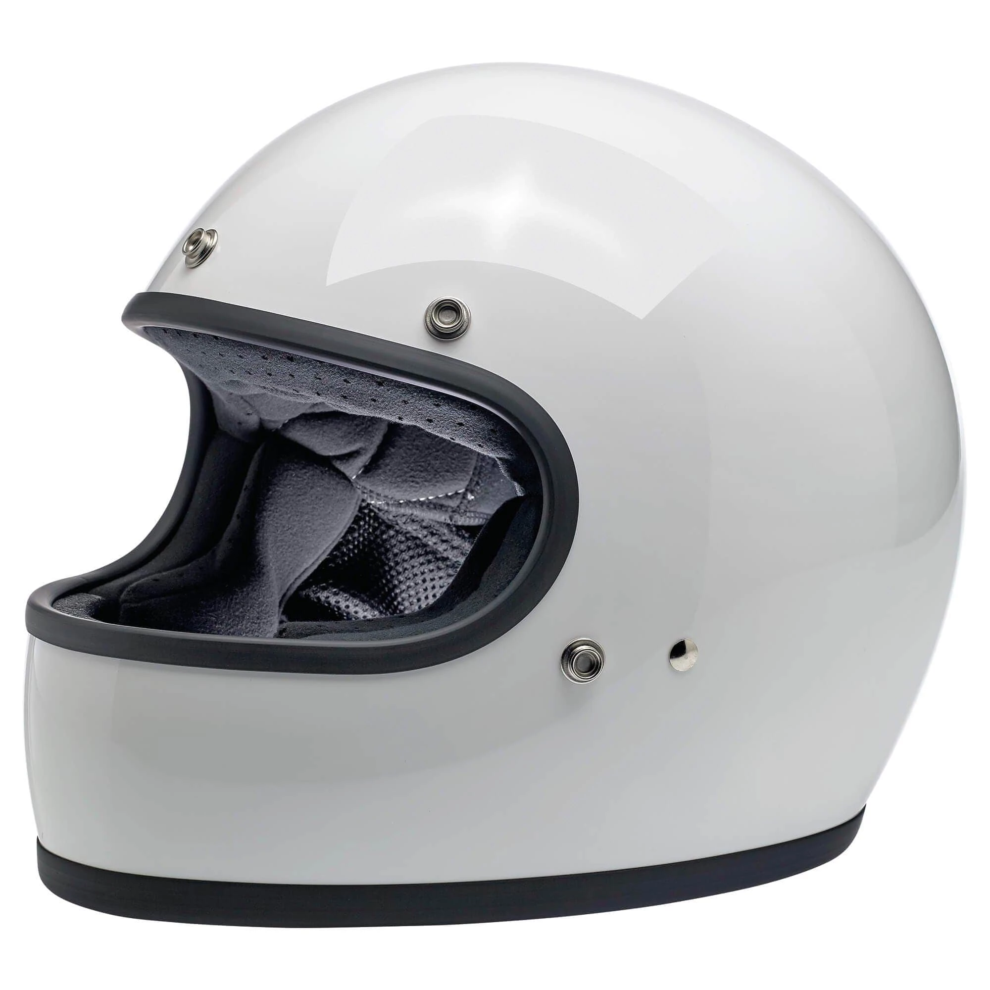 Biltwell Gringo DOT/ECE Approved Full Face Helmet - Gloss White 1 Biltwell Gringo DOT/ECE Approved Full Face Helmet - Gloss White