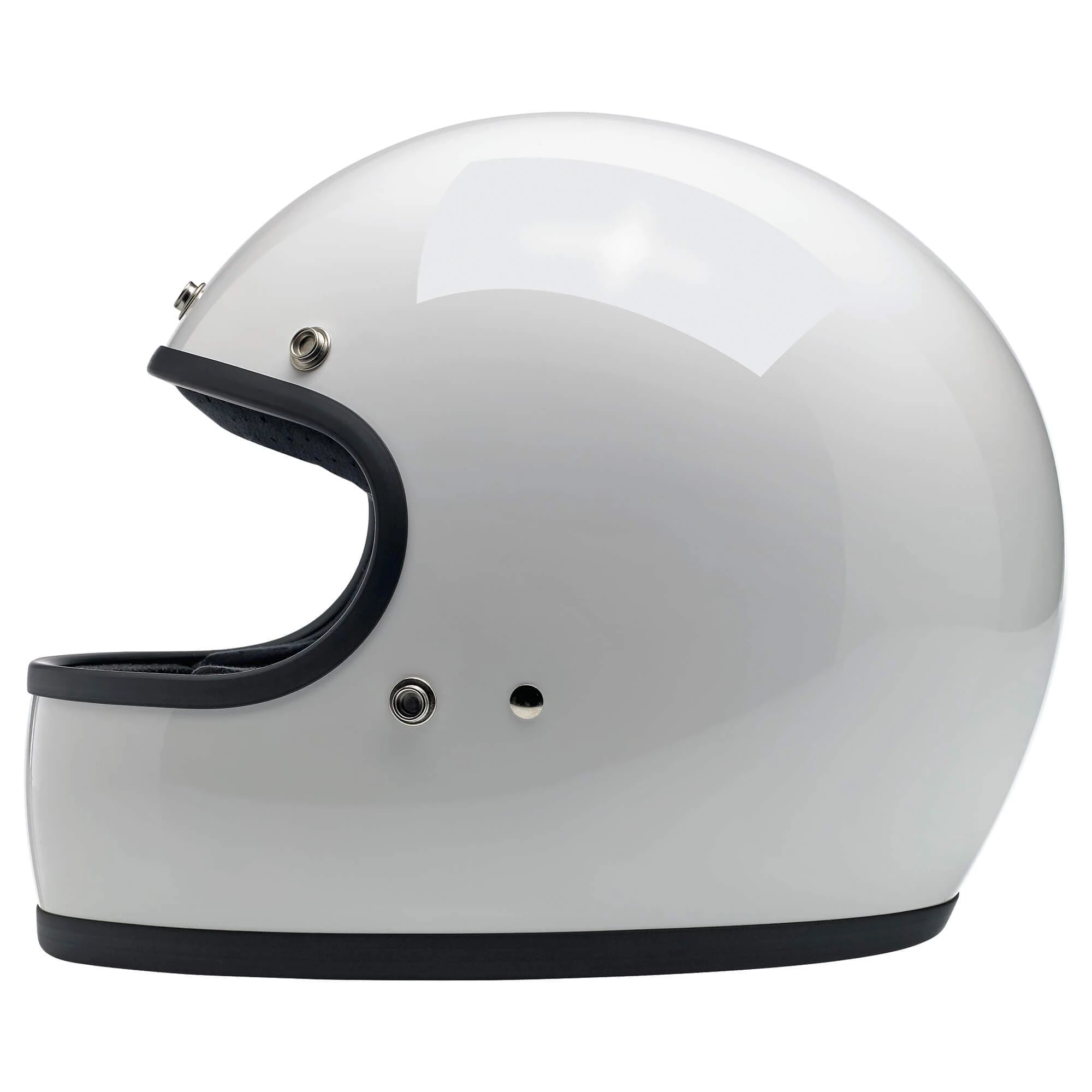 Biltwell Gringo DOT/ECE Approved Full Face Helmet - Gloss White 4 Biltwell Gringo DOT/ECE Approved Full Face Helmet - Gloss White - Image 4