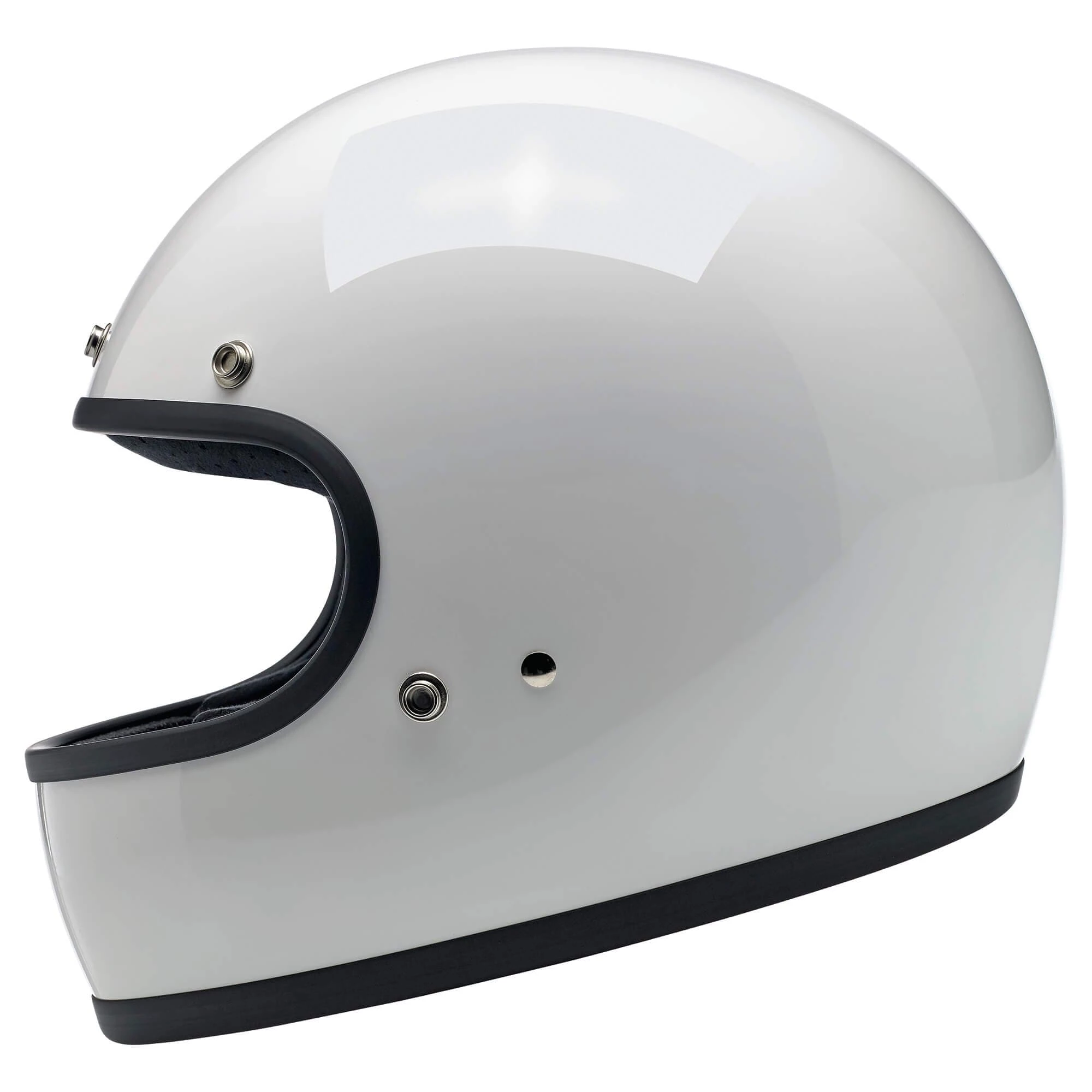 Biltwell Gringo DOT/ECE Approved Full Face Helmet - Gloss White 5 Biltwell Gringo DOT/ECE Approved Full Face Helmet - Gloss White - Image 5