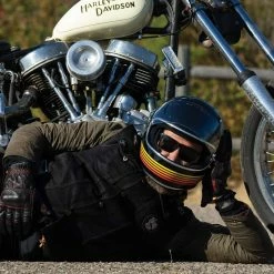 Biltwell Gringo S DOT/ECE Approved Full Face Helmet - Gloss Black Spectrum -Biltwell Shop gringo s black spectrum pdp app4