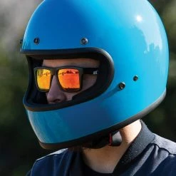 Biltwell Gringo DOT/ECE Approved Full Face Helmet - Gloss Tahoe Blue -Biltwell Shop gringo tahoe blue pdp app1 3a7413f0 6181 4e3b b704 d7b88e0eae6a